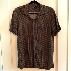 Express men’s Button down short sleeve